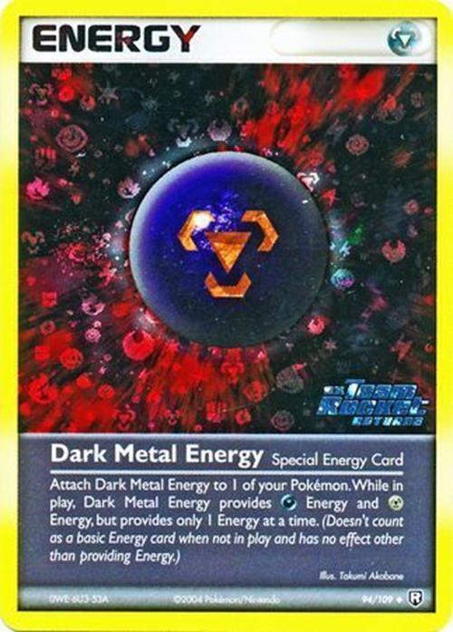 Dark Metal Energy (94/109) (Stamped) [EX: Team Rocket Returns] | Rock City Comics