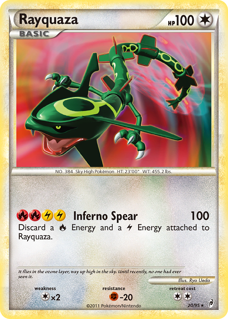 Rayquaza (20/95) [HeartGold & SoulSilver: Call of Legends] | Rock City Comics