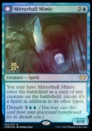 Mirrorhall Mimic // Ghastly Mimicry [Innistrad: Crimson Vow Prerelease Promos] | Rock City Comics