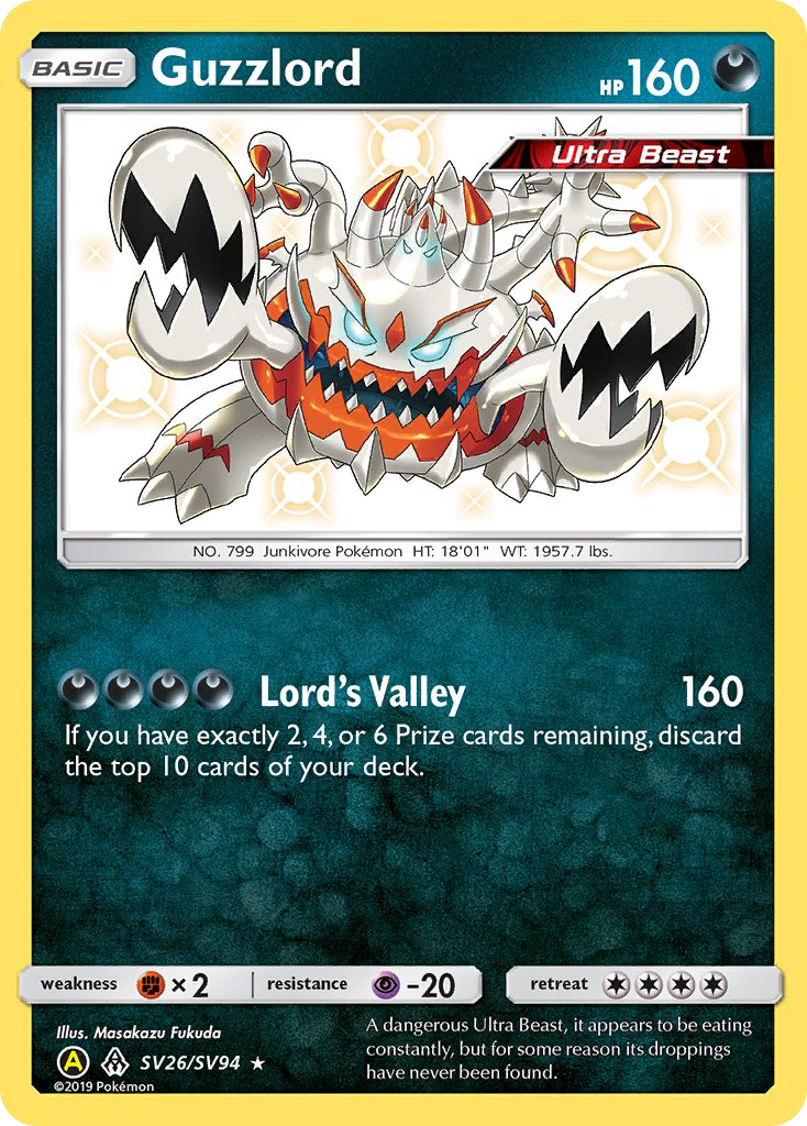 Guzzlord (SV26/SV94) [Sun & Moon: Hidden Fates - Shiny Vault] | Rock City Comics