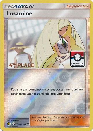 Lusamine (153a/156) (League Challenge Alt Art 4th Place) [Sun & Moon: Ultra Prism] | Rock City Comics