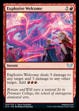 Explosive Welcome [Strixhaven: School of Mages] | Rock City Comics