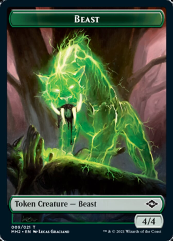 Beast Token // Food Token (18) [Modern Horizons 2 Tokens] | Rock City Comics