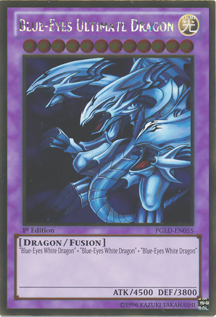 Blue-Eyes Ultimate Dragon [PGLD-EN055] Gold Rare | Rock City Comics