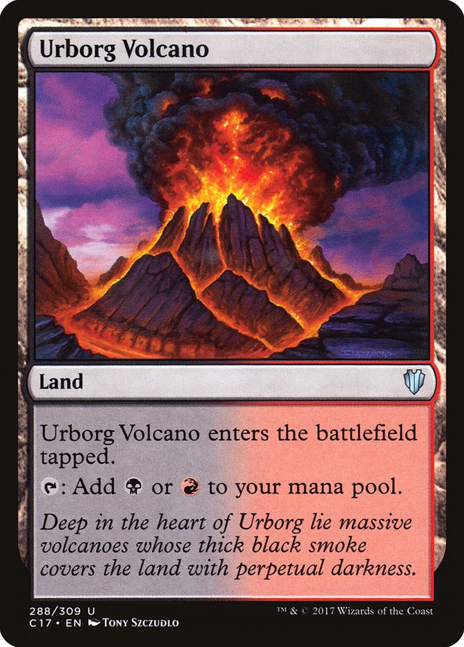 Urborg Volcano [Commander 2017] | Rock City Comics