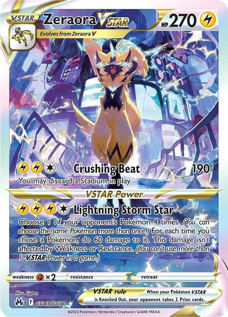 Zeraora VSTAR (GG43/GG70) [Sword & Shield: Crown Zenith] | Rock City Comics