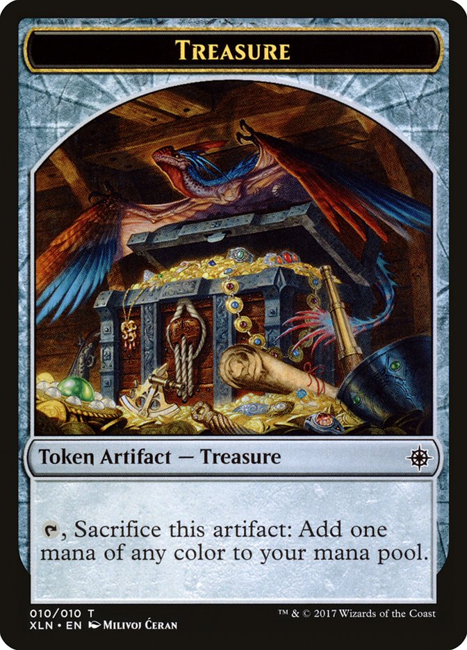 Treasure (010/010) [Ixalan Tokens] | Rock City Comics