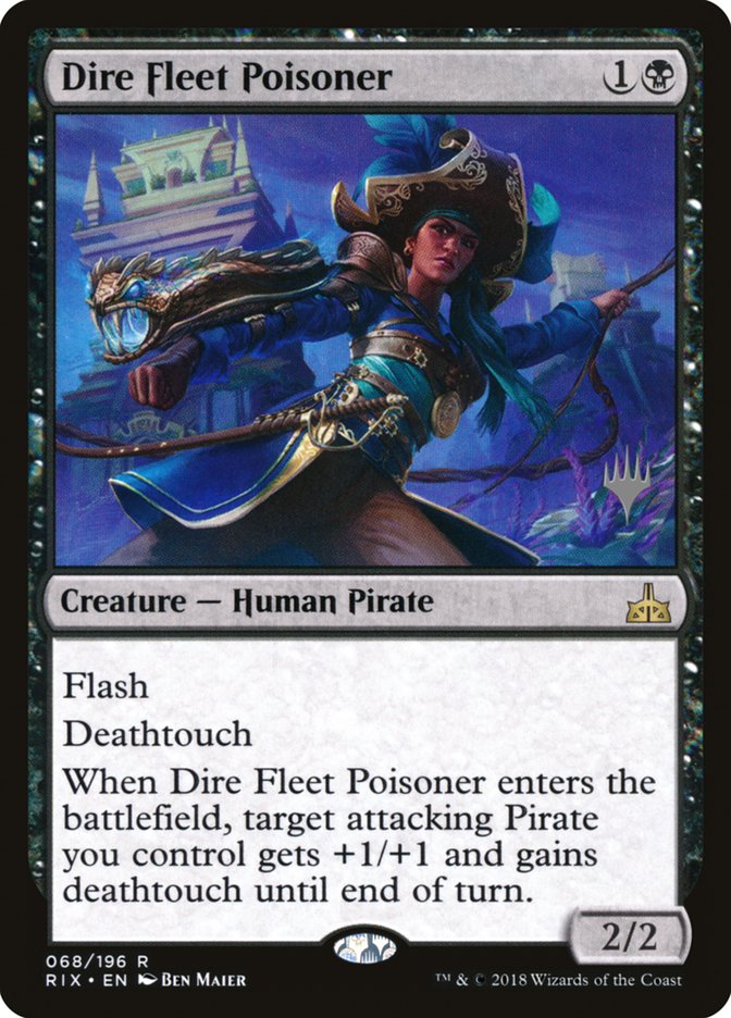 Dire Fleet Poisoner (Promo Pack) [Rivals of Ixalan Promos] | Rock City Comics