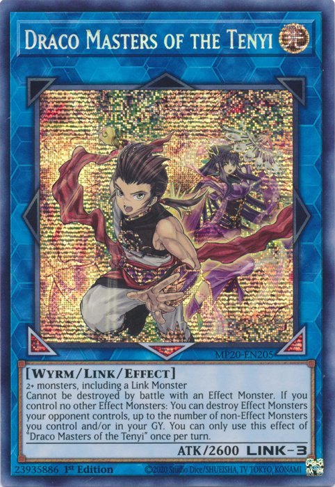 Draco Masters of the Tenyi [MP20-EN205] Prismatic Secret Rare | Rock City Comics