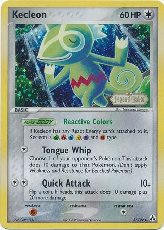 Kecleon (37/92) (Stamped) [EX: Legend Maker] | Rock City Comics