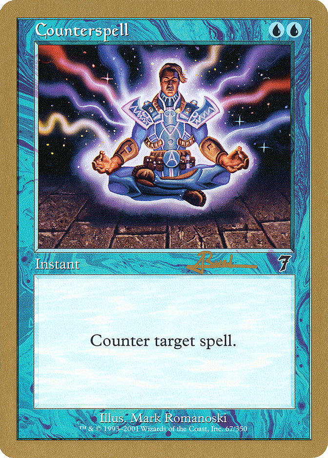 Counterspell (Antoine Ruel) (7ED) [World Championship Decks 2001] | Rock City Comics