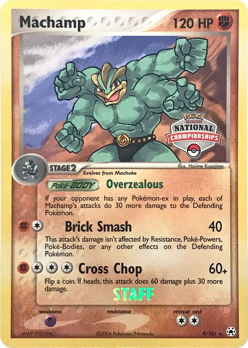 Machamp (9/101) (National Championships Promo) (Staff) [EX: Hidden Legends] | Rock City Comics