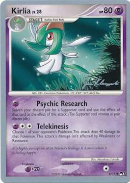 Kirlia LV.28 (8/17) (Psychic Lock - Jason Klaczynski) [World Championships 2008] | Rock City Comics