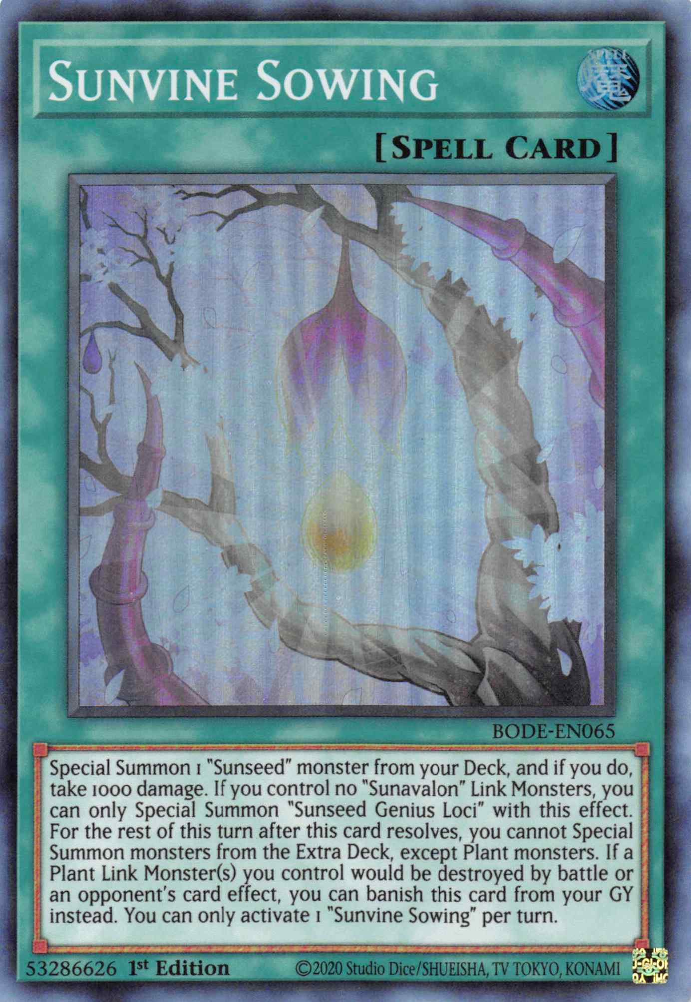 Sunvine Sowing [BODE-EN065] Super Rare | Rock City Comics