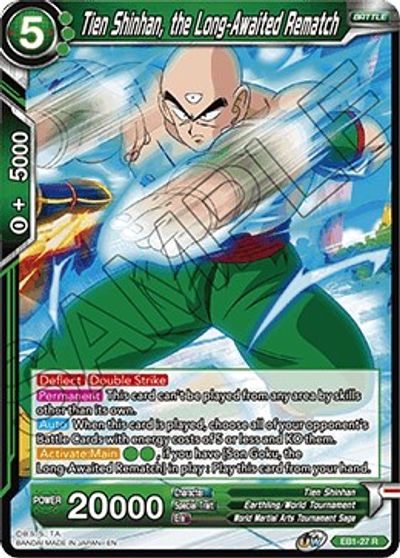 Tien Shinhan, the Long-Awaited Rematch (EB1-027) [Battle Evolution Booster] | Rock City Comics