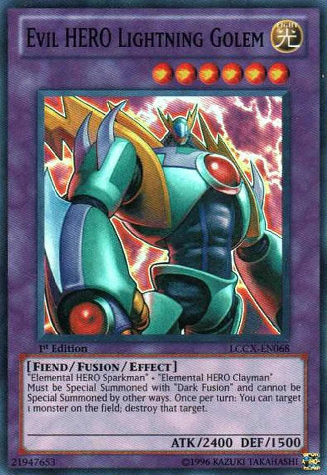 Evil HERO Lightning Golem [LCGX-EN068] Super Rare | Rock City Comics