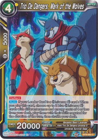 Trio De Dangers, Mark of the Wolves (Reprint) (BT9-065) [Battle Evolution Booster] | Rock City Comics