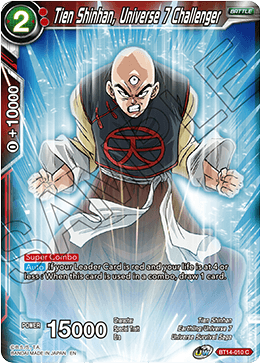 Tien Shinhan, Universe 7 Challenger (BT14-010) [Cross Spirits] | Rock City Comics