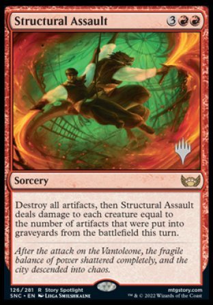 Structural Assault (Promo Pack) [Streets of New Capenna Promos] | Rock City Comics