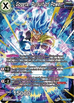 Gogeta, Pursuit of Power (SD12-02) [Rise of the Unison Warrior 2nd Edition] | Rock City Comics