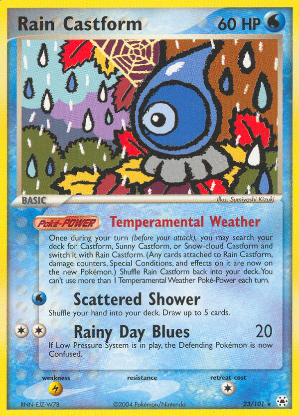 Rain Castform (23/101) [EX: Hidden Legends] | Rock City Comics