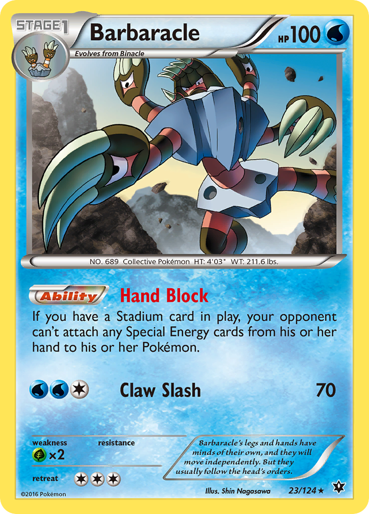 Barbaracle (23/124) [XY: Fates Collide] | Rock City Comics