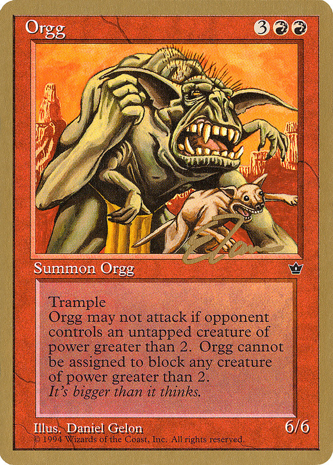 Orgg (Eric Tam) [Pro Tour Collector Set] | Rock City Comics