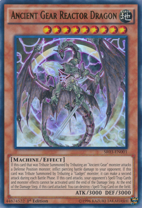 Ancient Gear Reactor Dragon [SR03-EN001] Ultra Rare | Rock City Comics