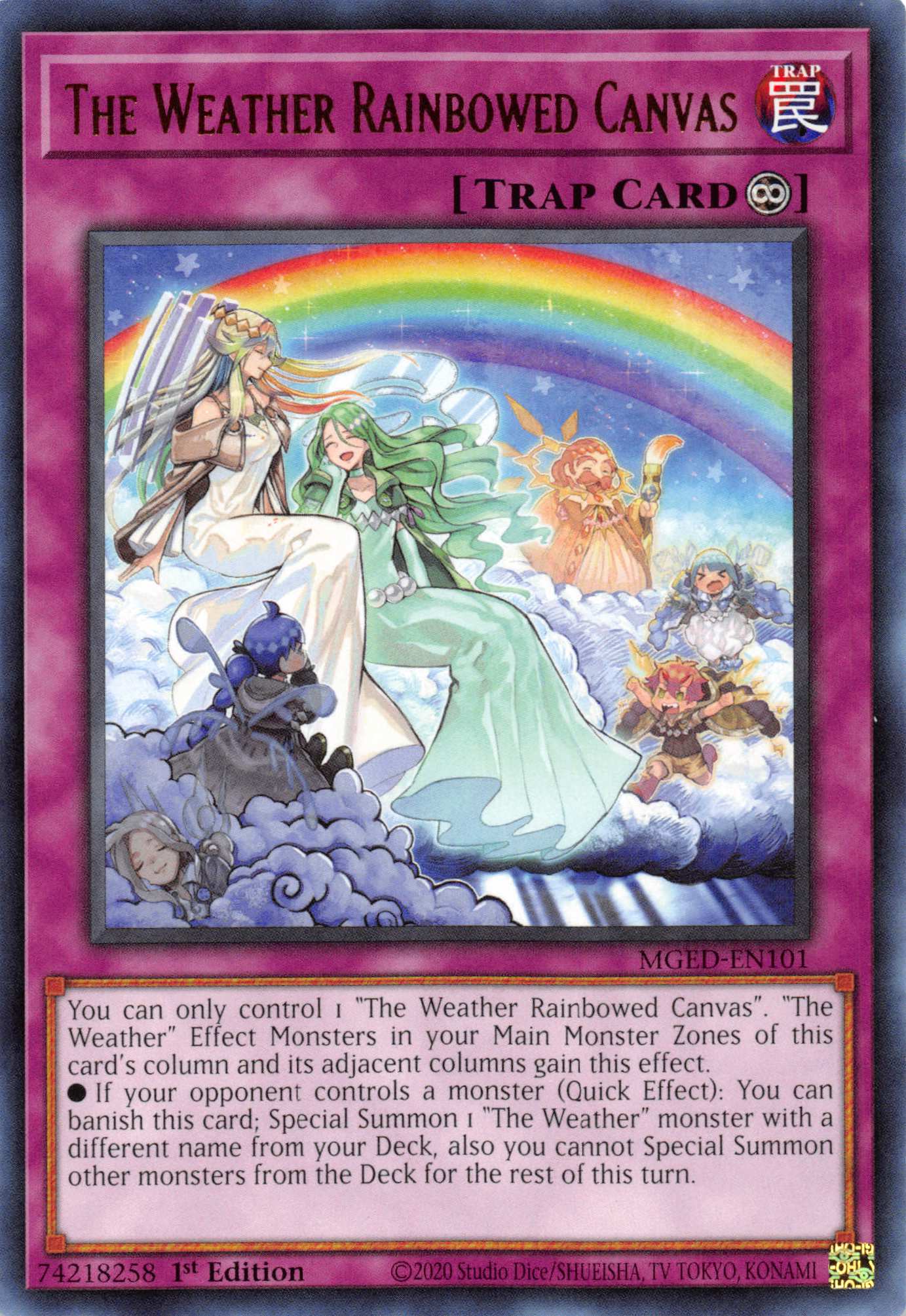 The Weather Rainbowed Canvas [MGED-EN101] Rare | Rock City Comics