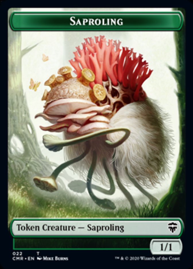 Illusion // Saproling Token [Commander Legends Tokens] | Rock City Comics