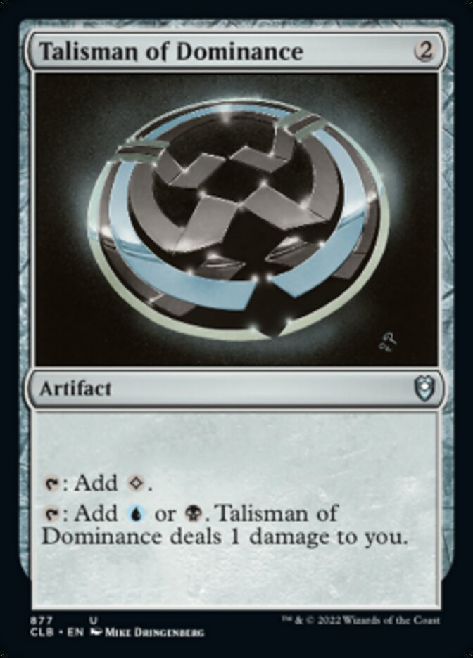 Talisman of Dominance [Commander Legends: Battle for Baldur's Gate] | Rock City Comics