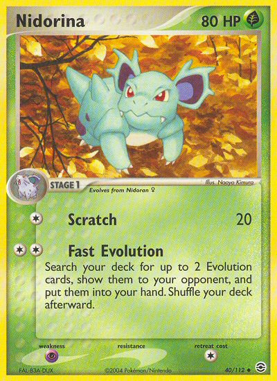 Nidorina (40/112) [EX: FireRed & LeafGreen] | Rock City Comics