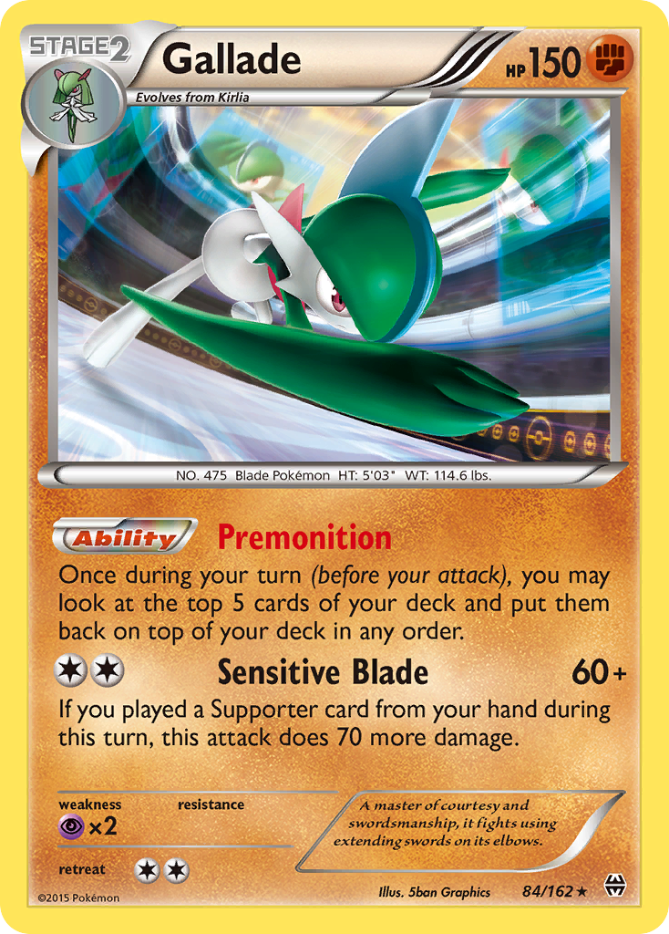 Gallade (84/162) [XY: BREAKthrough] | Rock City Comics