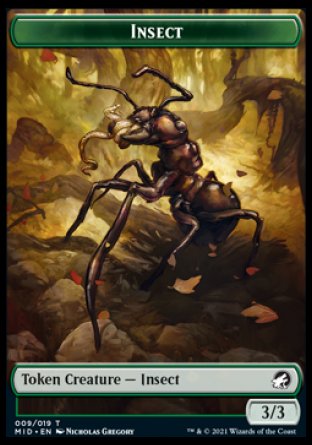 Insect Token [Innistrad: Midnight Hunt Tokens] | Rock City Comics