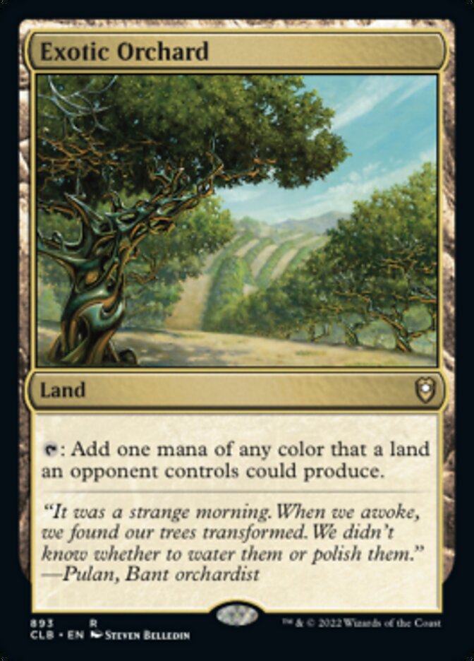 Exotic Orchard [Commander Legends: Battle for Baldur's Gate] | Rock City Comics