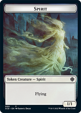 Bird // Spirit Double-Sided Token [Starter Commander Decks] | Rock City Comics