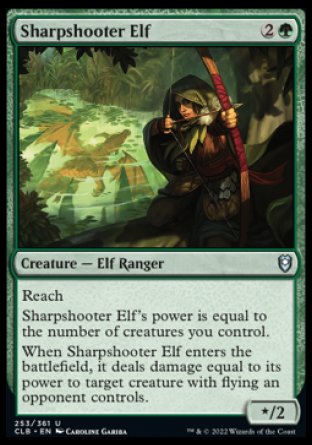 Sharpshooter Elf [Commander Legends: Battle for Baldur's Gate] | Rock City Comics