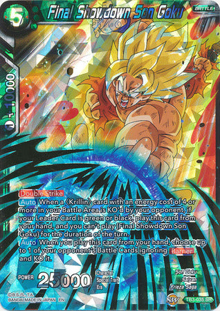 Final Showdown Son Goku (Shatterfoil) (TB3-035) [Dragon Brawl] | Rock City Comics