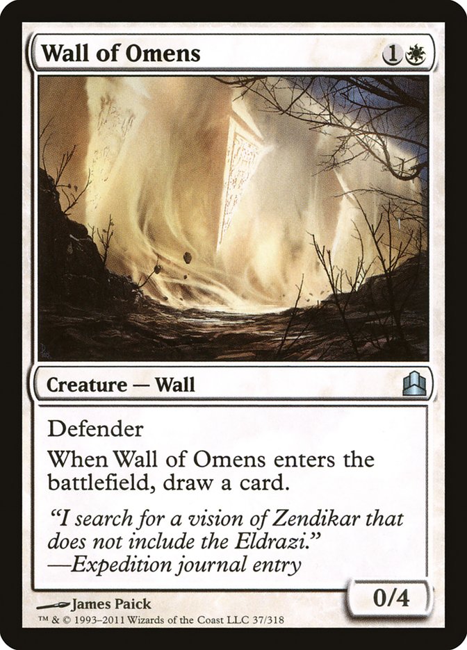 Wall of Omens [Commander 2011] | Rock City Comics