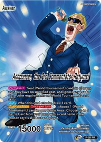 Announcer // Announcer, the Pro Commentator Returns! (P-269) [Promotion Cards] | Rock City Comics