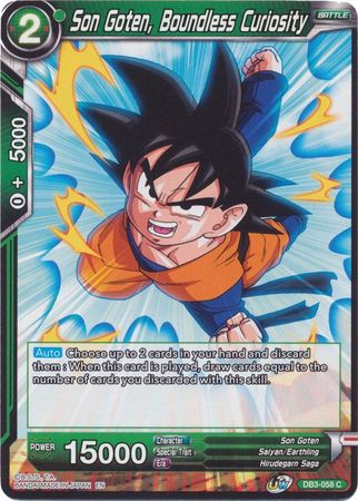 Son Goten, Boundless Curiosity [DB3-058] | Rock City Comics