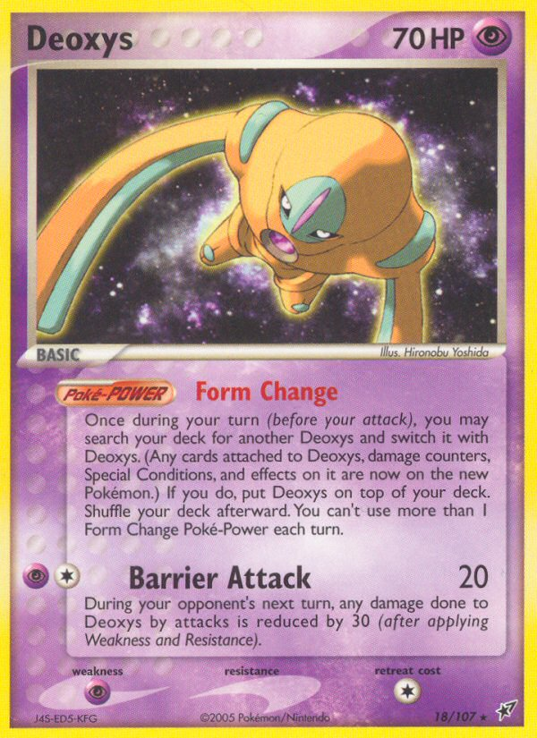 Deoxys (18/107) [EX: Deoxys] | Rock City Comics