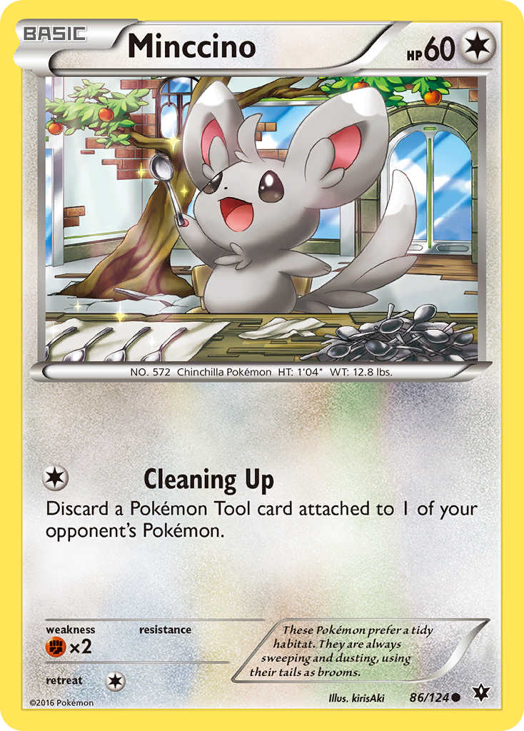 Minccino (86/124) [XY: Fates Collide] | Rock City Comics