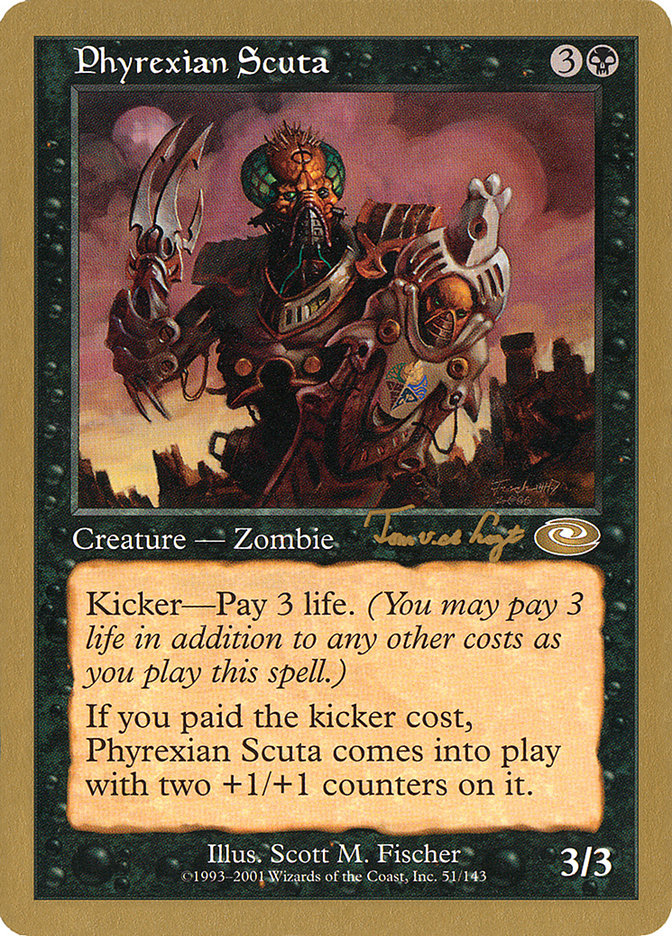 Phyrexian Scuta (Tom van de Logt) [World Championship Decks 2001] | Rock City Comics