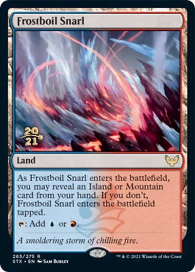 Frostboil Snarl [Strixhaven: School of Mages Prerelease Promos] | Rock City Comics