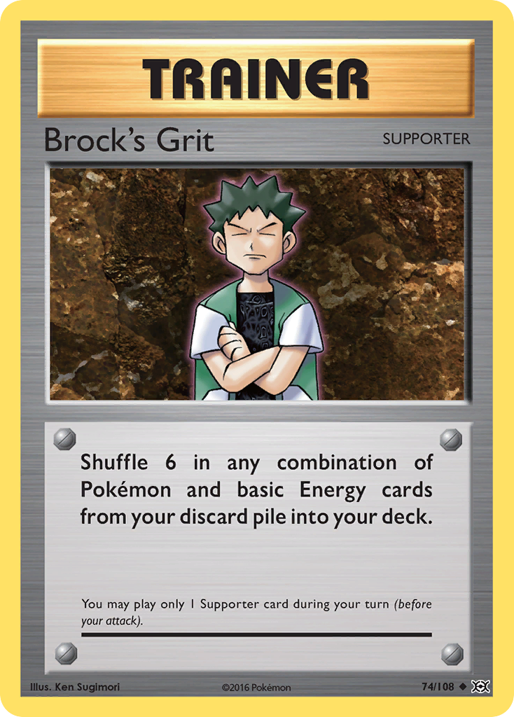 Brock's Grit (74/108) [XY: Evolutions] | Rock City Comics