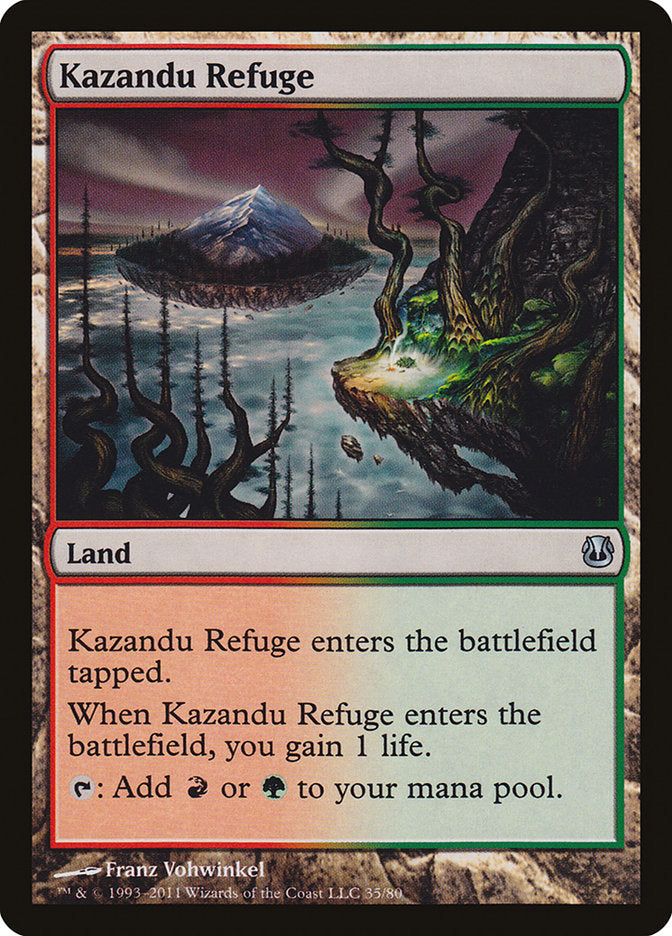 Kazandu Refuge [Duel Decks: Ajani vs. Nicol Bolas] | Rock City Comics