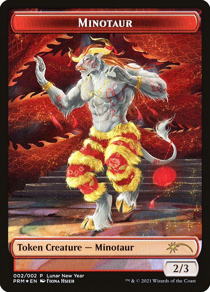 Minotaur Token [Year of the Ox 2021] | Rock City Comics