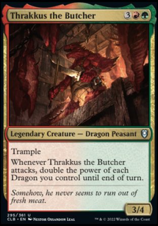 Thrakkus the Butcher [Commander Legends: Battle for Baldur's Gate] | Rock City Comics
