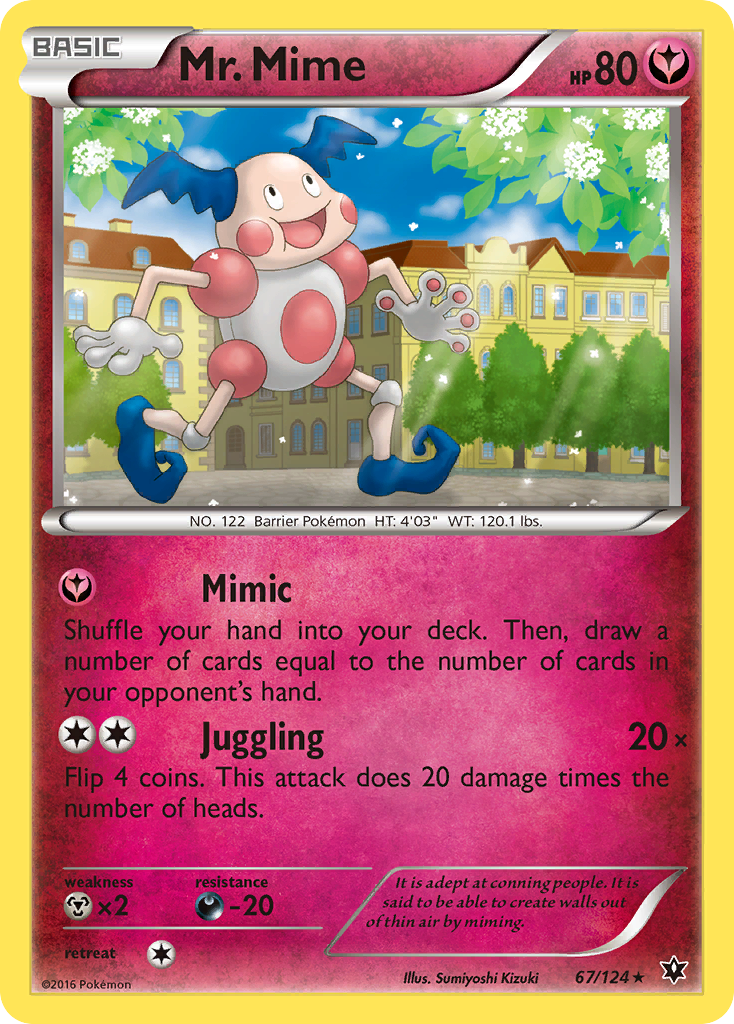 Mr. Mime (67/124) [XY: Fates Collide] | Rock City Comics